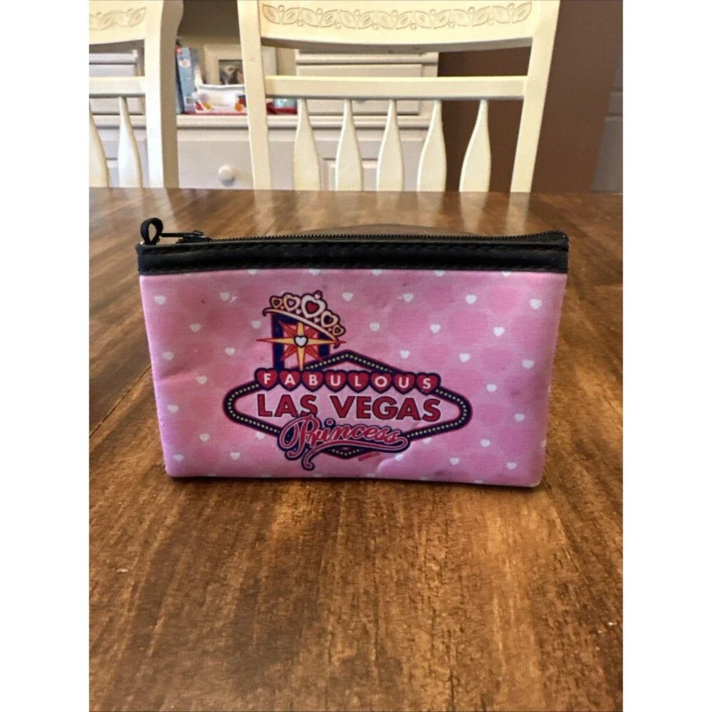 Welcome To The Fabulous Las Vegas Pink Princess Wallet Zip Close